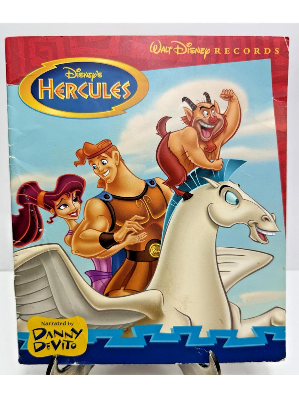 Vtg 1997 Hercules Disney's Read Along Book (Book ONLY) 8"x8" Soft Cover 90s